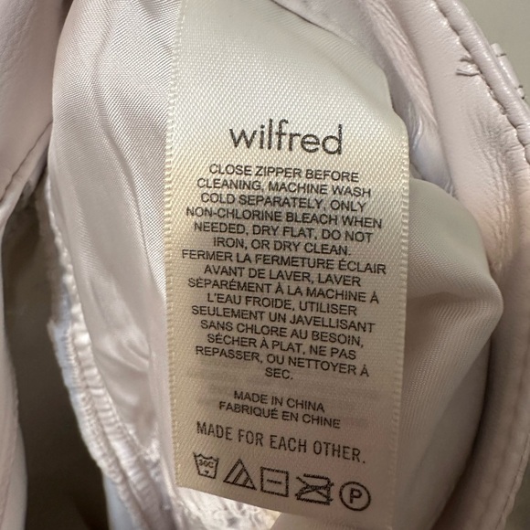 Wilfred NWT The Melina Tall Pant Vin Gris Size Womens High Rise Straight‎ Size 8 - Picture 4 of 6